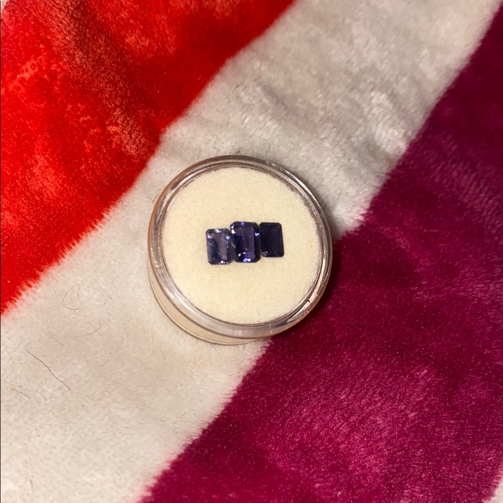 Tanzanite Gemstones Trio